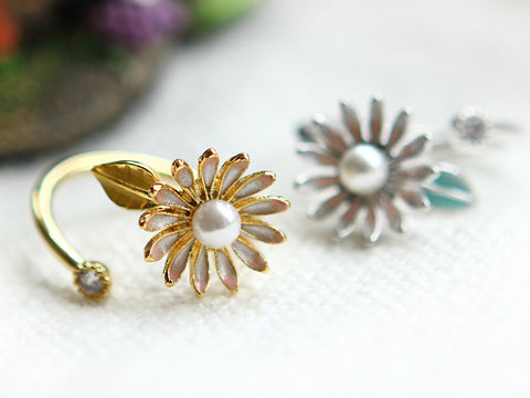 Birds and Flower Ring