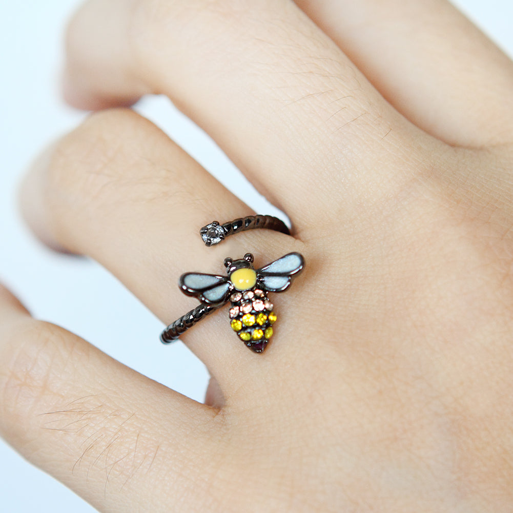 CZ Honeybee Ring
