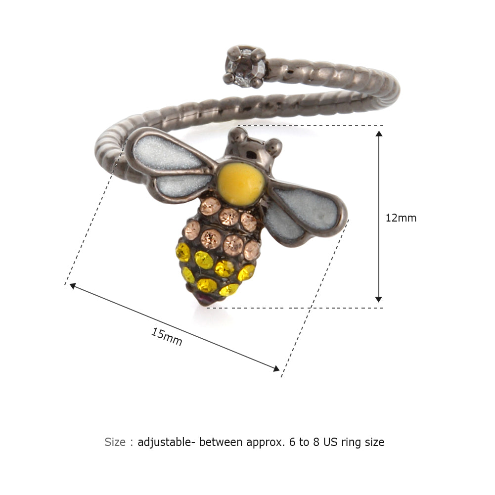 CZ Honeybee Ring