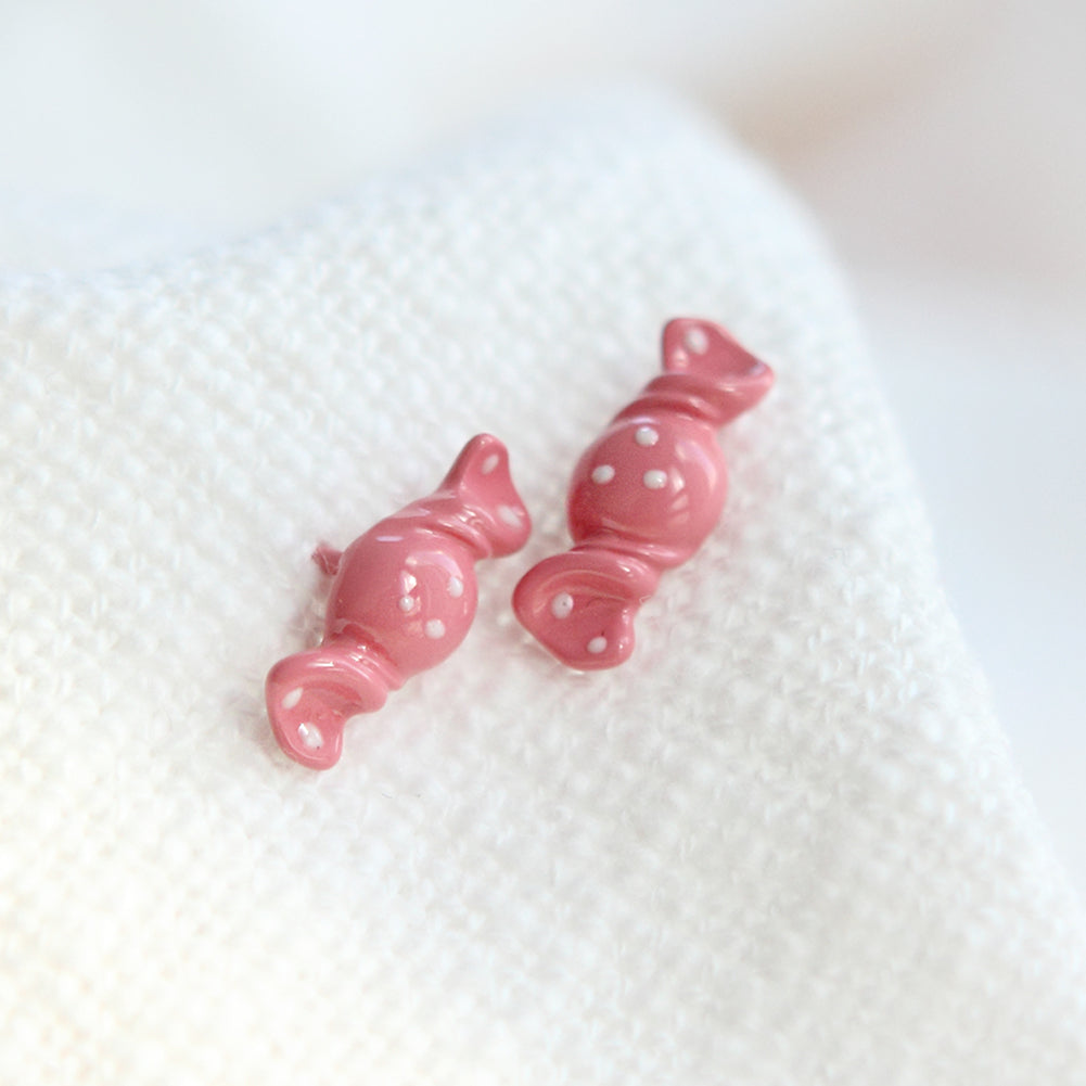 3 set of Candy Bow and Round CZ earrings for girls