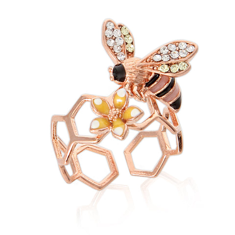 CZ  Honeybee  Ring