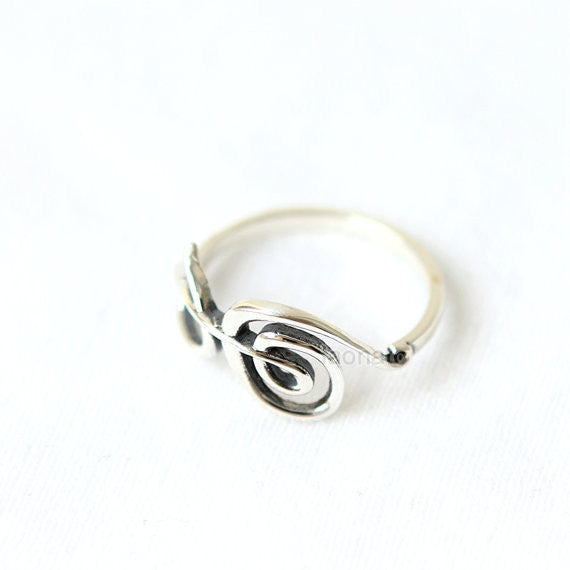 Hakuna Matata Symbol Ring in 925 sterling silver /No worries ring