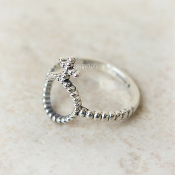 Gender Symbol Ring in sterling silver, Couples Ring
