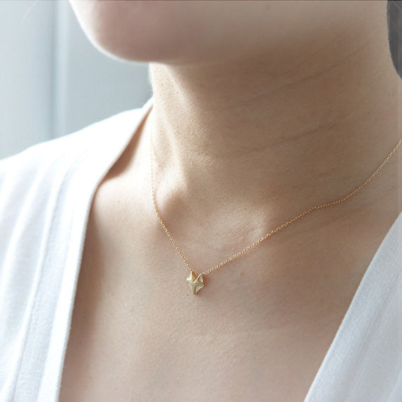 Fox Necklace in gold