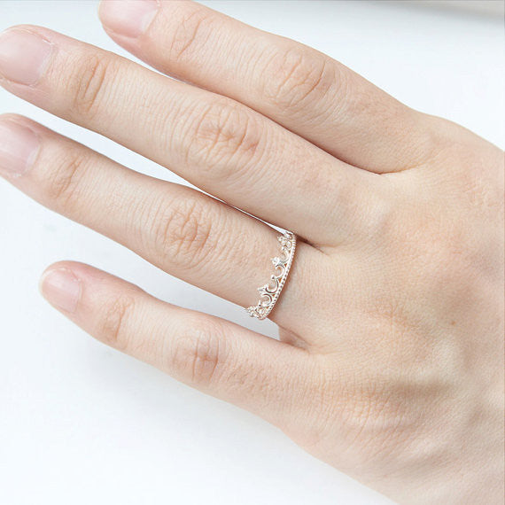 Tiara Ring in sterling silver