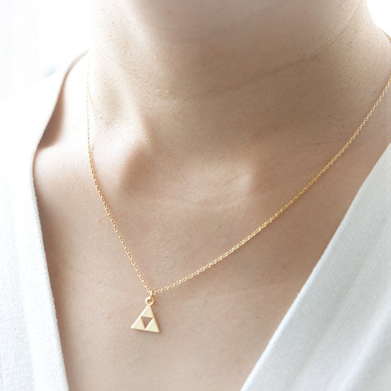 Tri Force Necklace in gold