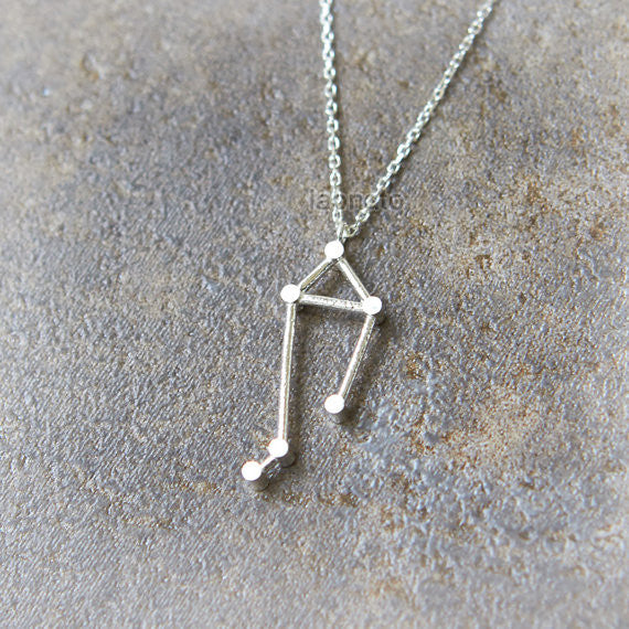 Libra Zodiac Sign Necklace