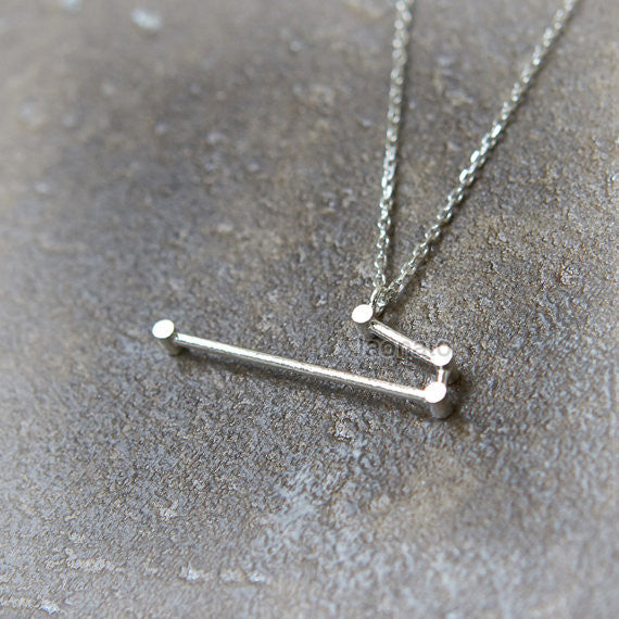 Aries Zodiac Sign Necklace