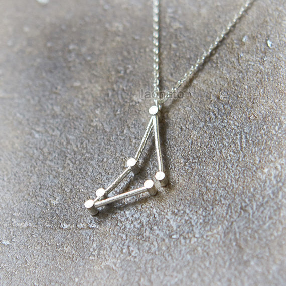 Capricorn Zodiac Sign Necklace