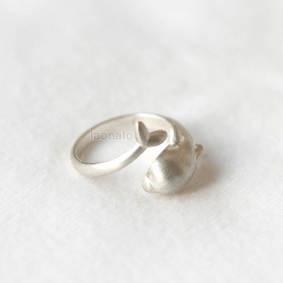 Sterling silver Dolphin Ring