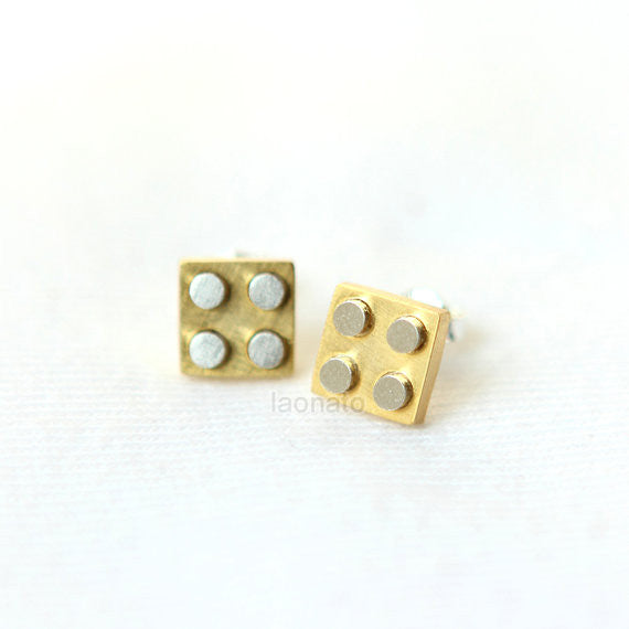 Building Block Earrings