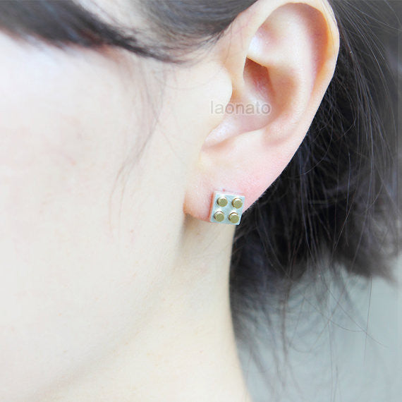 Building Block Earrings