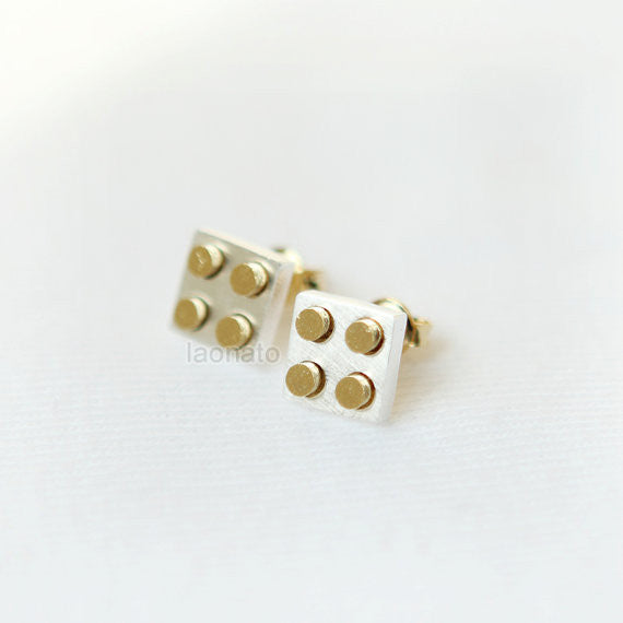 Building Block Earrings
