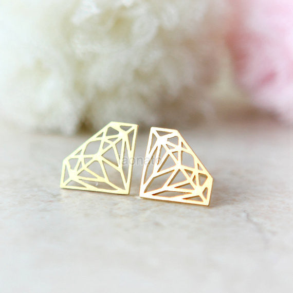 Diamond Shape Earrings