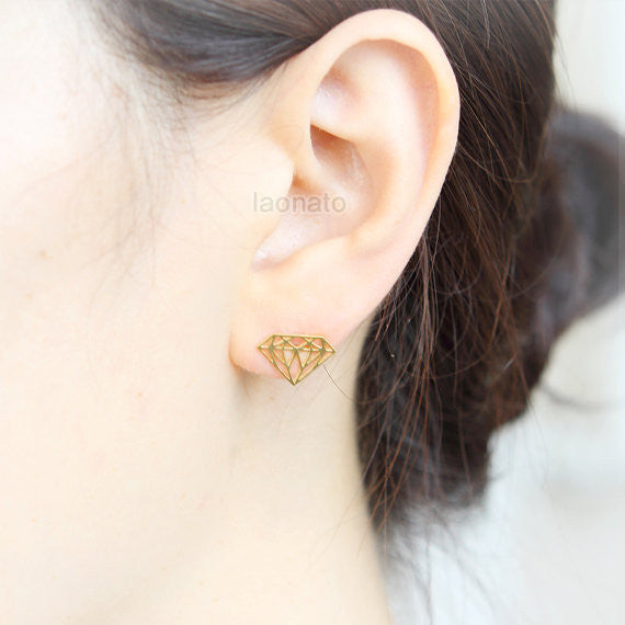 Diamond Shape Earrings