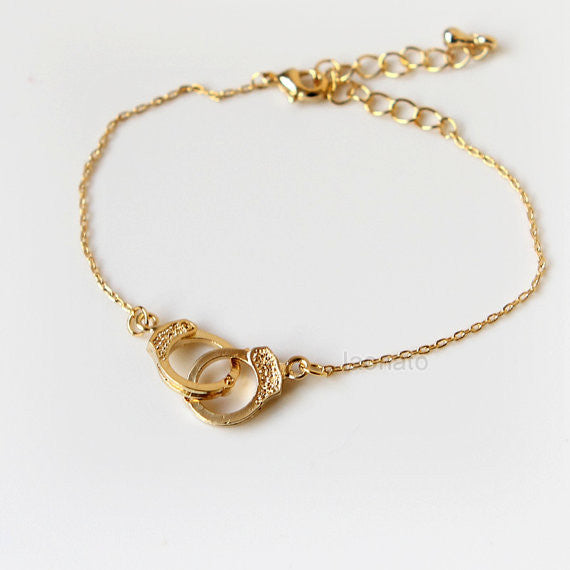 Partners in Crime Handcuffs Bracelet