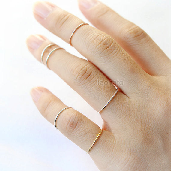 Slim Sterling silver Ring