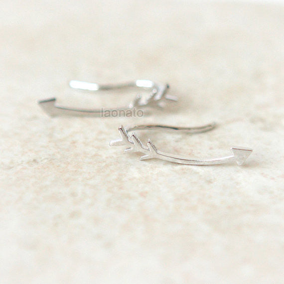 Arrow Ear Climber, ear cuff