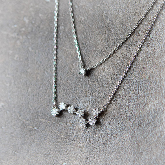 Big Dipper layered necklace
