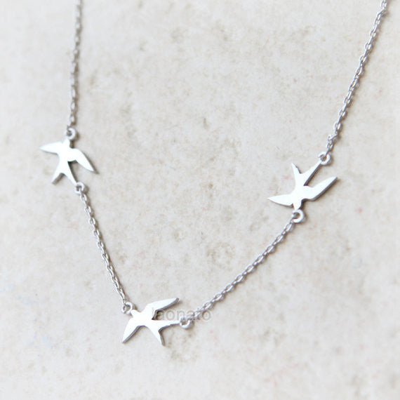 3 Little Birds Necklace