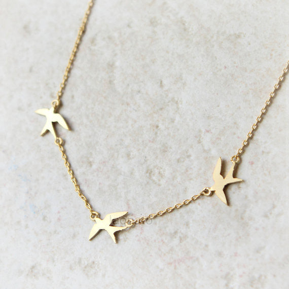 3 Little Birds Necklace