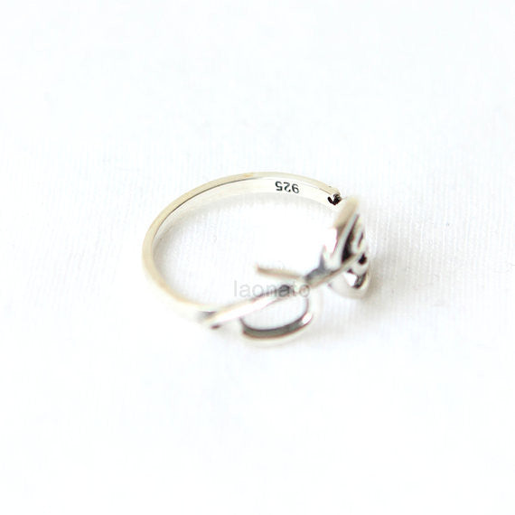 Hakuna Matata Symbol Ring in 925 sterling silver /No worries ring