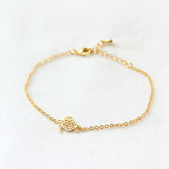 Tiny Turtle Bracelet