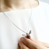 Crystal Bumble Bee Necklace