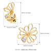 Flower Bee Earrings