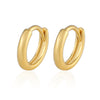 8 mm_Basic HUGGIE SMALL HOOP EARRINGS