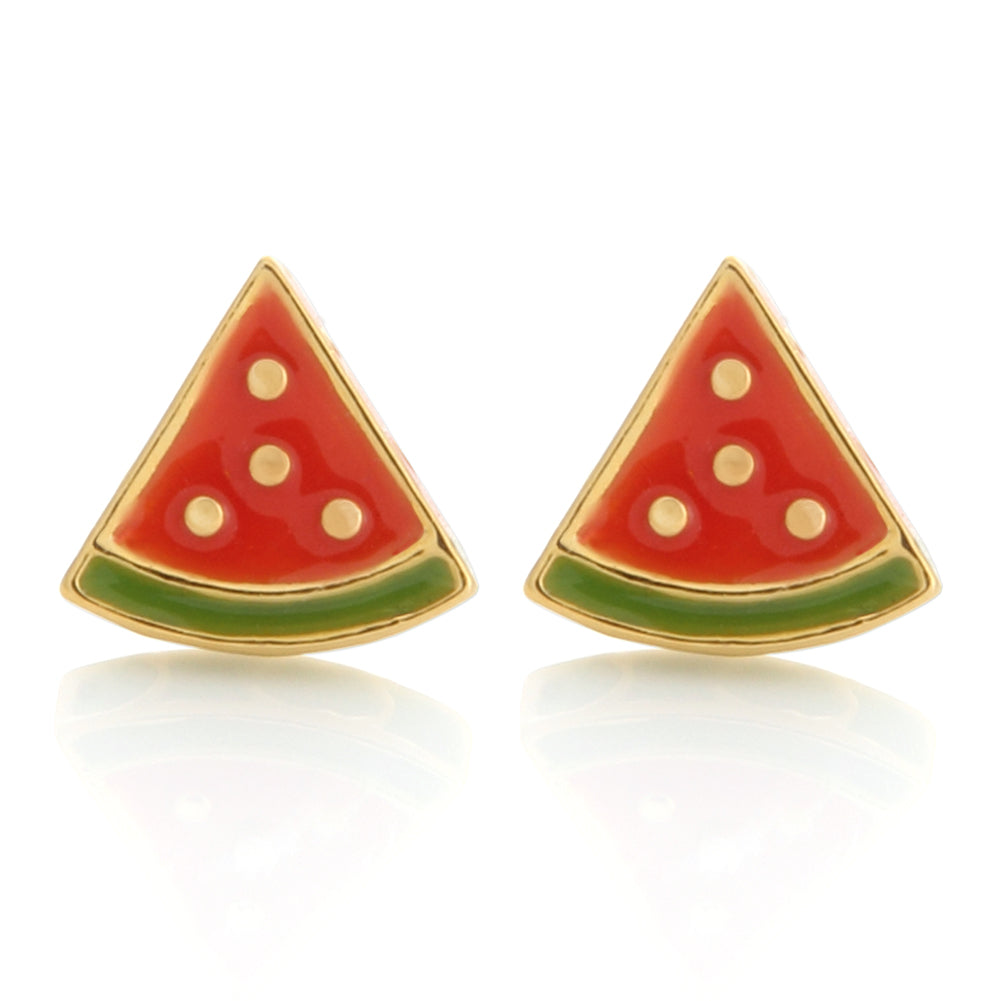 Watermelon Cute Fruits Studs Earrings