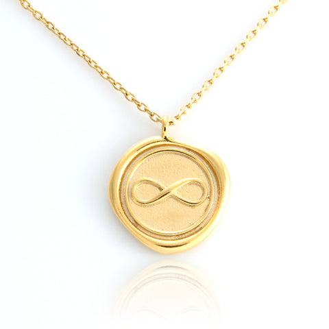 Compass Wax Seal Necklace
