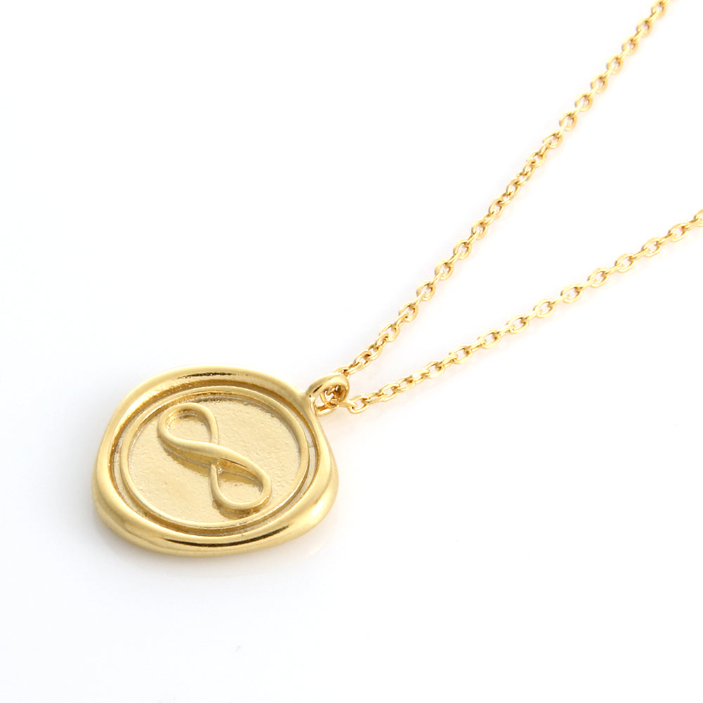 Infinity Wax Seal Necklace