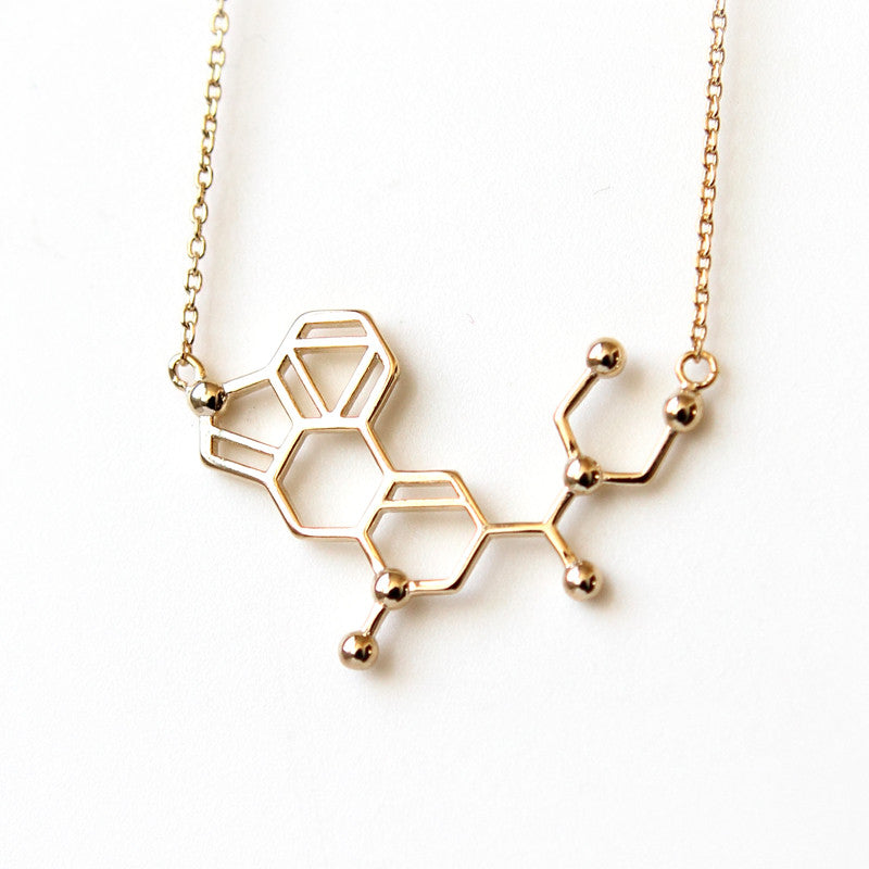 LSD Molecule Necklace