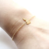 Origami rabbit bracelet