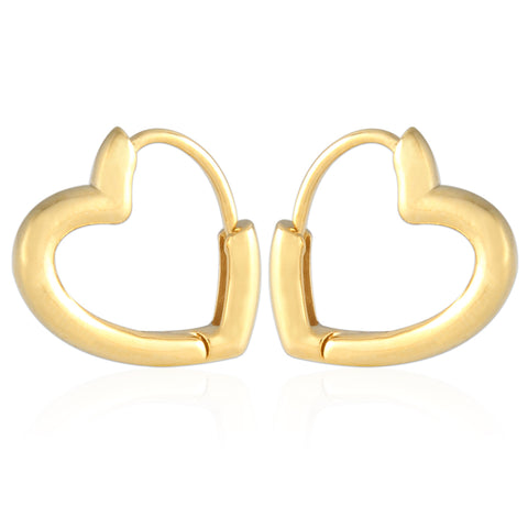 13 mm_Princess Cut CZ Hoop Huggie Earrings