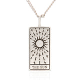 Tarot Card Necklace Sun, 21