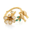 Birds and Flower Ring