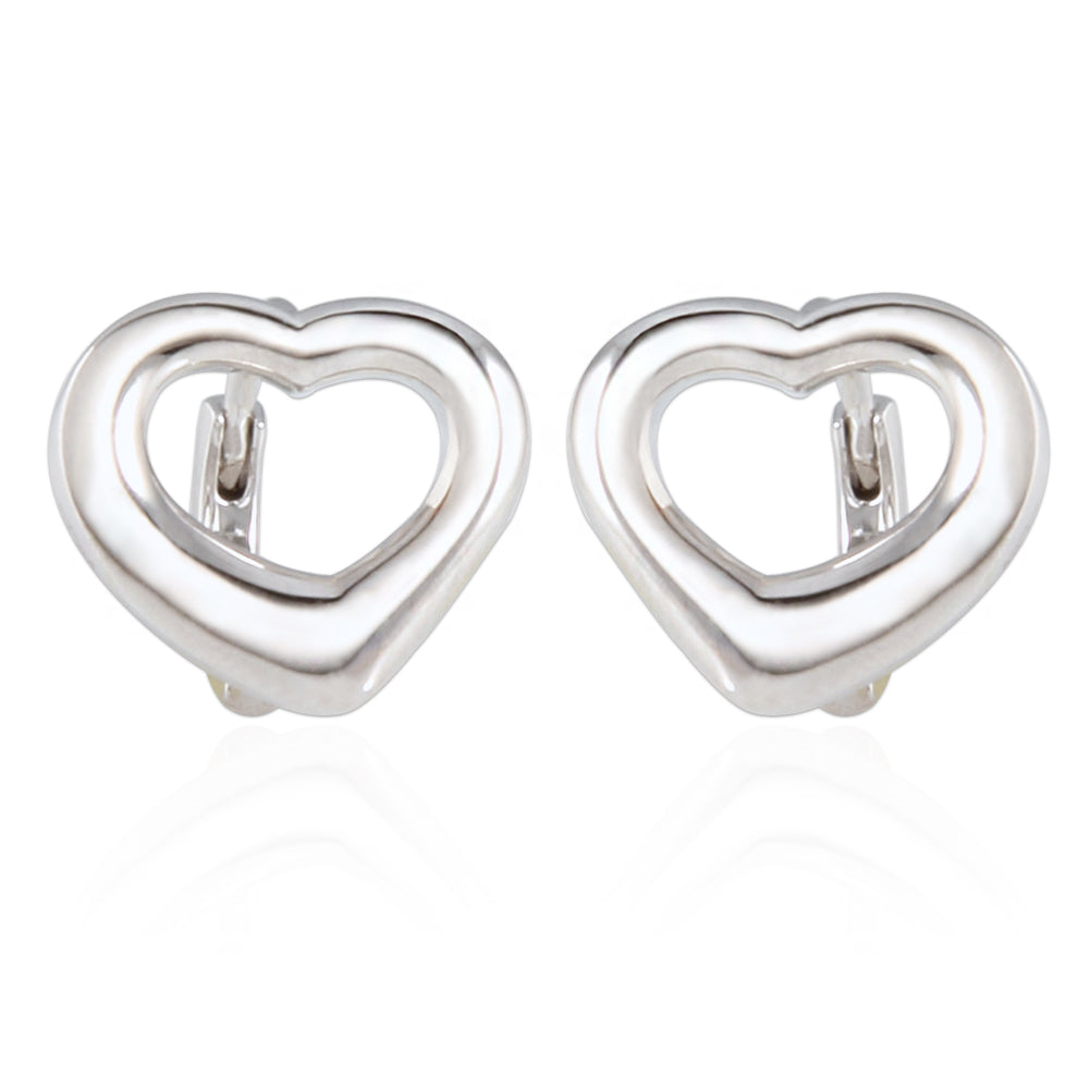 NO.02 Heart Shape Huggie Hoop Earrings