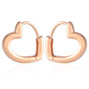 Heart Shape Huggie Hoop Earrings