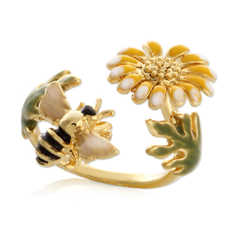 Birds and Flower Ring