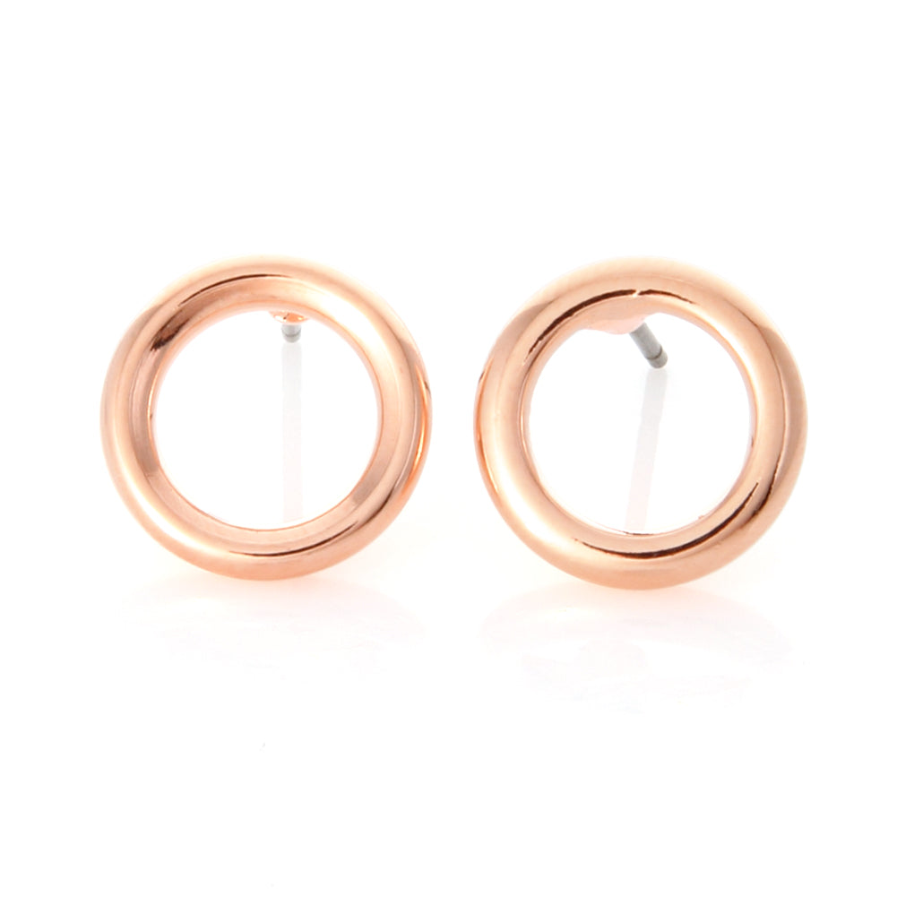 Open Circle Earrings