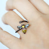 CZ  Honeybee  Ring