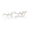 CZ Leaf Ear Climbers Cuff Crawler Earrings