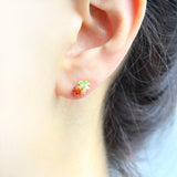 Strawberry Cute Fruits Studs Earrings
