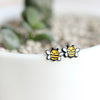Honeybee_Tiny Black Coated earrings for Girls