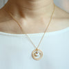 Circle Planet Necklace Moon and Star Saturn, 20