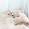 White Opal Planet Ring
