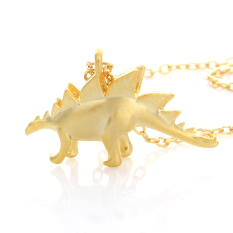 Tiny Triceratops Necklace
