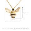 Crystal Bumble Bee Necklace